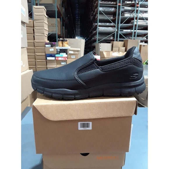 Skechers Other - Skechers Men's Nampa-Groton Work Shoes Black 8